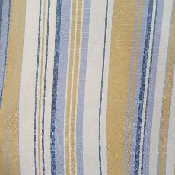 J. Jill Wide Leg Linen Blend Cropped Pants In Barley Multi Women's M Striped - Picture 4 of 11